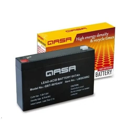 Rechargeable Fan Battery - 6v 7ah
