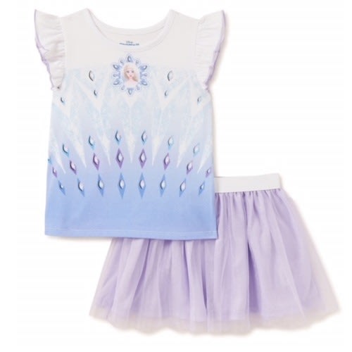 Frozen Toddler Girls Top & Tutu Skirt Set