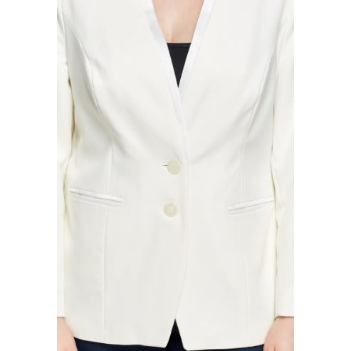 Fitted Blazer - Off White
