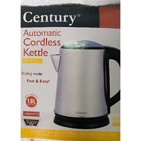 Electric Automatic Cordless Kettle -  1.9 Litres - 1500W