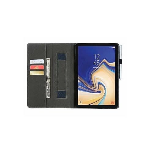 Pure Leather Case With Pen Holder For Samsung Galaxy Tab S4