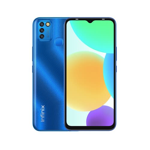 Smart 6 - 6.6"HD+ - 32GB ROM - 2GB RAM - 4G LTE - Dual SIM - 5000mAh - Fingerprint - Cyan