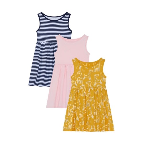 Multi Vest Dresses - 3 Pack
