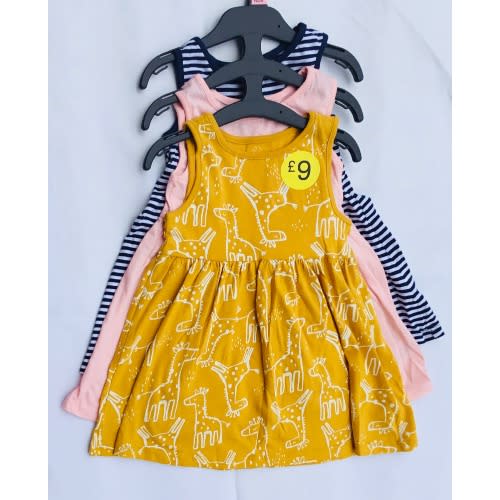 Multi Vest Dresses - 3 Pack