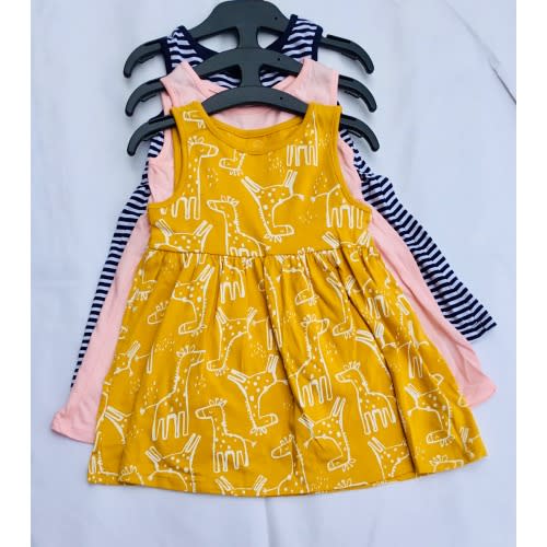 Multi Vest Dresses - 3 Pack