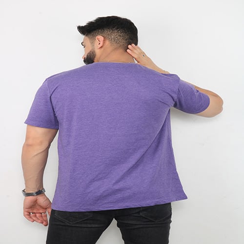 Men's Short Sleeve T-shirt - Purple