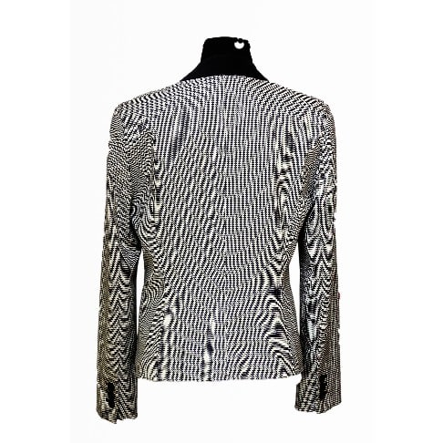Onyx & Alabaster Houndstooth Jacket