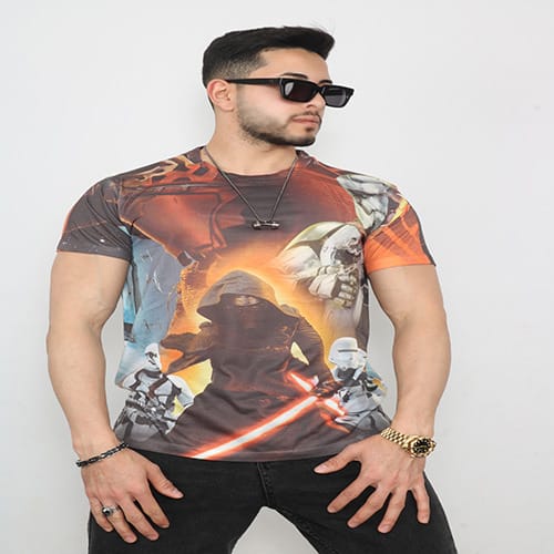 Digital Blown Colour Men T-shirt
