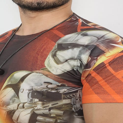 Digital Blown Colour Men T-shirt