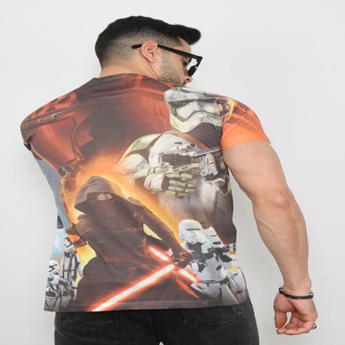 Digital Blown Colour Men T-shirt