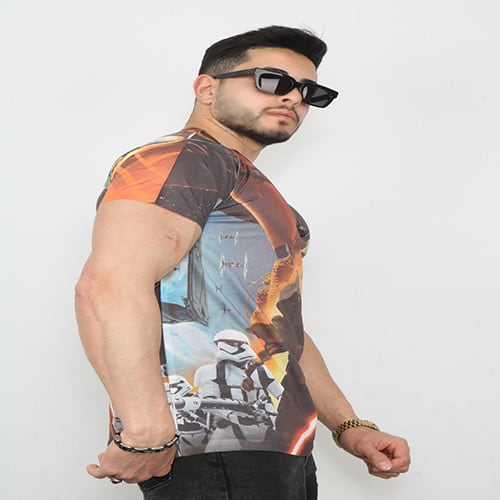 Digital Blown Colour Men T-shirt