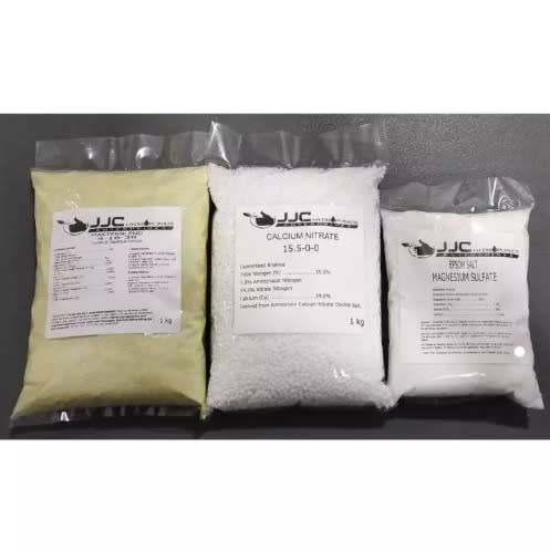 Hydroponic Nutrients Fertilizer - Masterblend 4-18-38, Calcium nitrate, Magnesium Sulfate