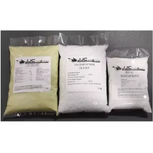 Hydroponic Nutrients Fertilizer - Masterblend 4-18-38, Calcium Nitrate, Magnesium Sulfate