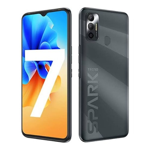 Spark 7 - 6.5" - 64GB ROM - 3GB RAM - Dual Sim - 4G LTE - 5000mAh - Fingerprint - Black