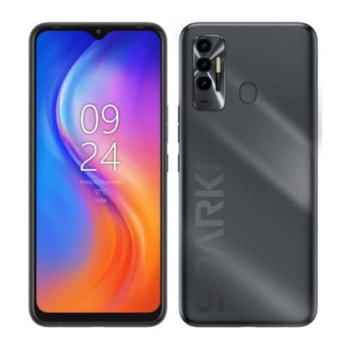 Spark 7 - 6.5" - 64GB ROM - 3GB RAM - Dual Sim - 4G LTE - 5000mAh - Fingerprint - Black