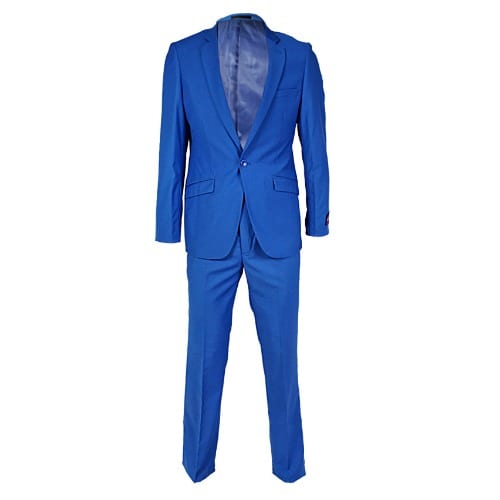 Refined Men's Suit - Blue