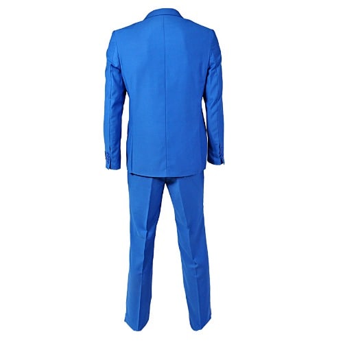 Refined Men's Suit - Blue
