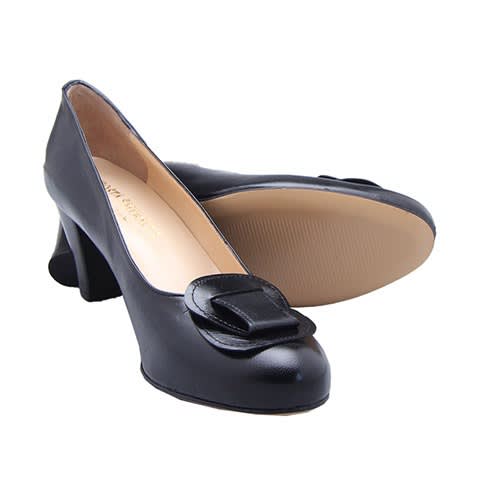 Black Heel- Work Shoe