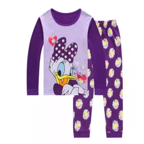 Daisy The Duck Long Sleeves Pyjamas