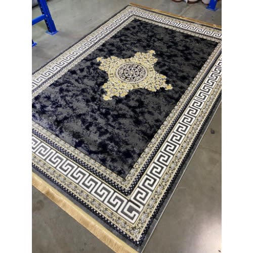 Versace Inspired Center Rug - 5 By 7 Feet Size