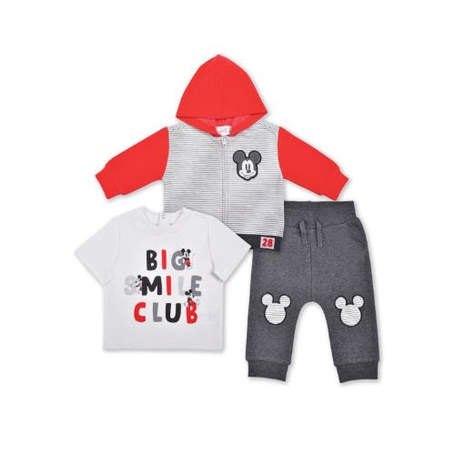 3 In 1 Set For Boys Hoodie, T-shirt And Joggers