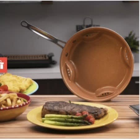 Gotham Steel Air Fry Pan With Lid