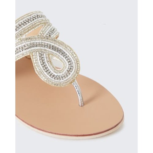 Ladies Slippers -  Silver