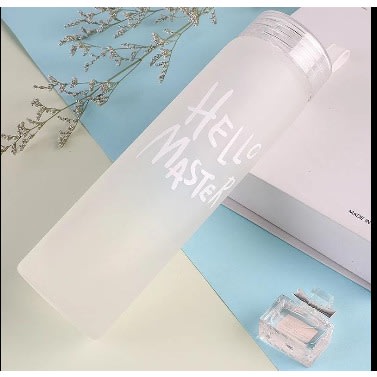 Portable Glass Bottle- White