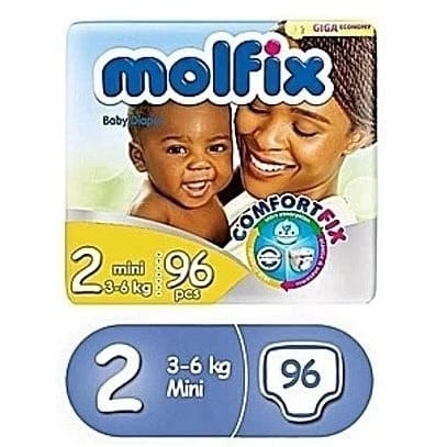 Comfortfix Diapers - Size 2 - 96 Count