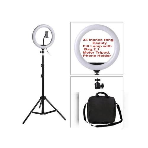 Led Ring Light With 2.1m Tripod And 33'' Bag