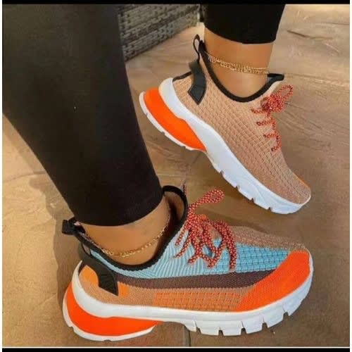 Female Sneakers - Orange