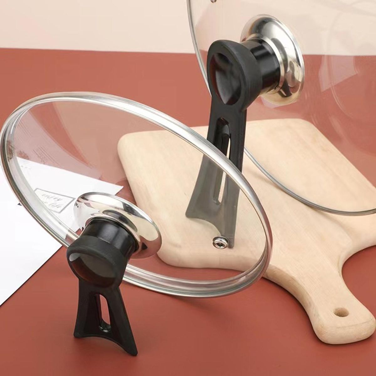 Pan Lid Hand Grip Stand Work Pot Cover Hand Grip