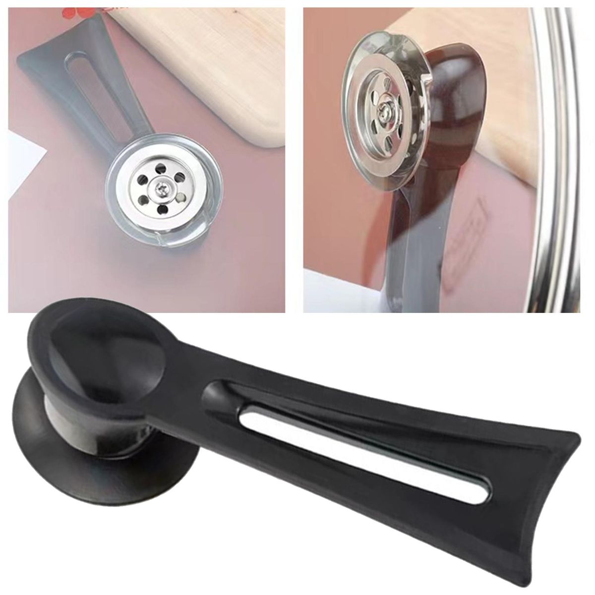 Pan Lid Hand Grip Stand Work Pot Cover Hand Grip