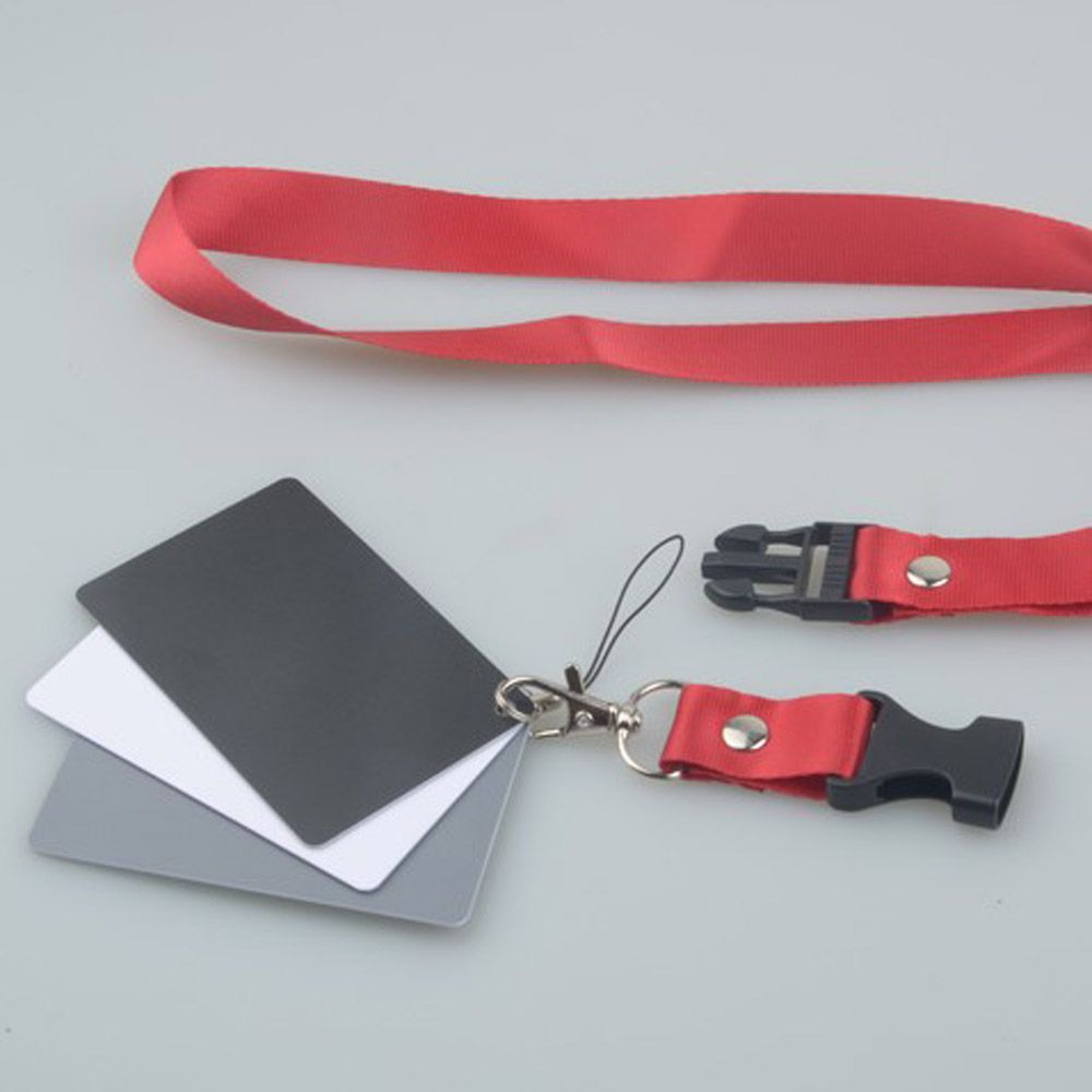 3 In 1 Pocket-Size Digital White Black Grey Balance Cards
