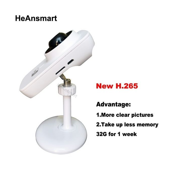 Mini IP Camera Wifi Micro SD CCTV Security Camera 720P Wireless Webcam Audio Surveillance HD Night Vision Cam Video Telecamera - White