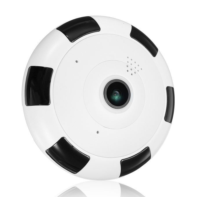 Mini HD 1080P 360 Panoramic Wifi Camera Fisheye IP Camera Two Way Audio Communication Night Vision Motion Detector Camcorder Cloud Storage Recorder Recover Recording