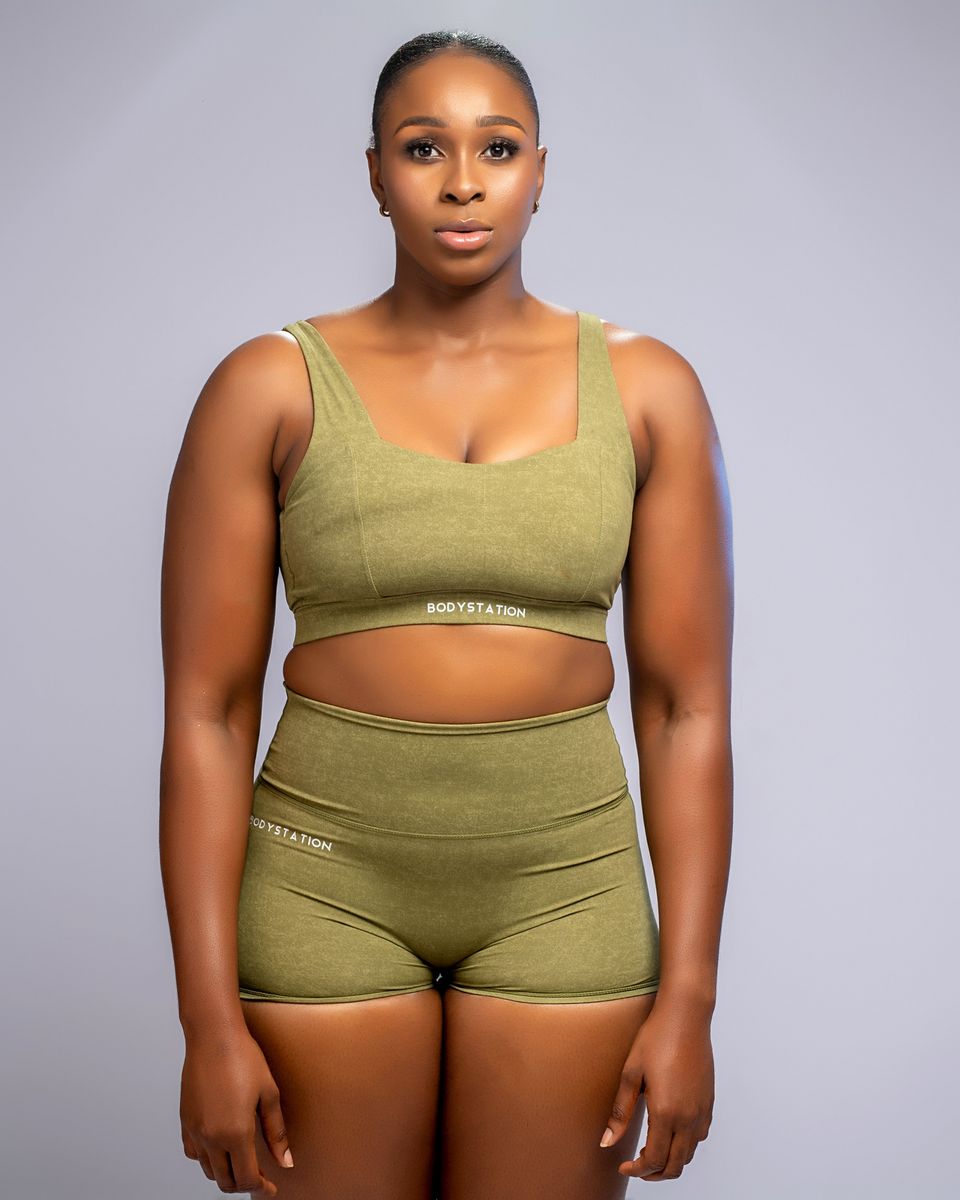 Zuri Female Fitness Wear Set - Green