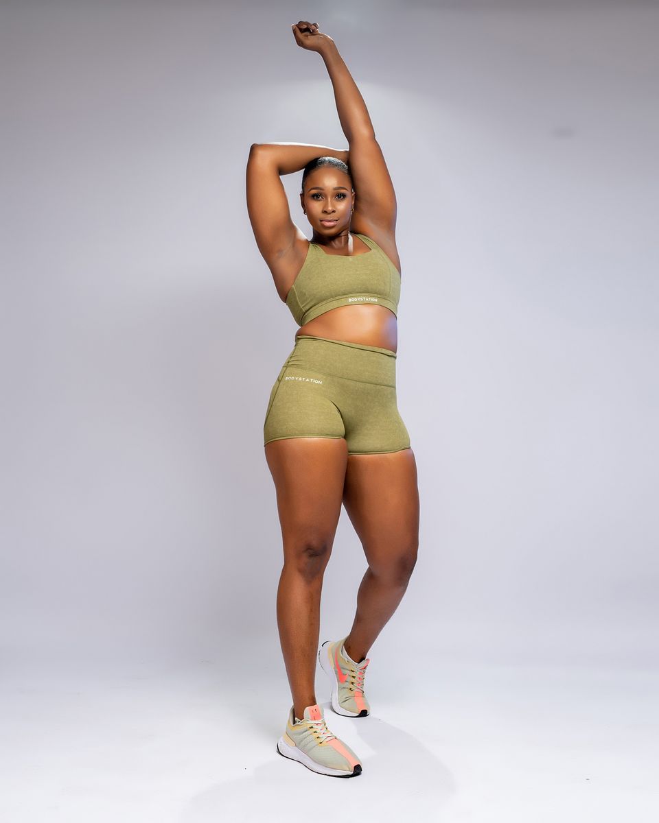 Zuri Female Fitness Wear Set - Green