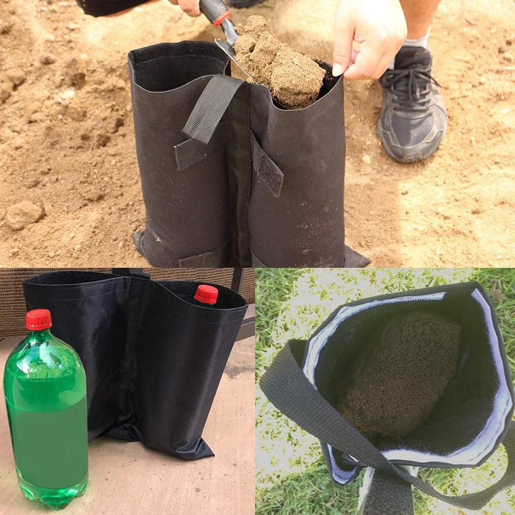 Gazebo Leg Weights San Bag Weighted Feet  For Gazebo Black