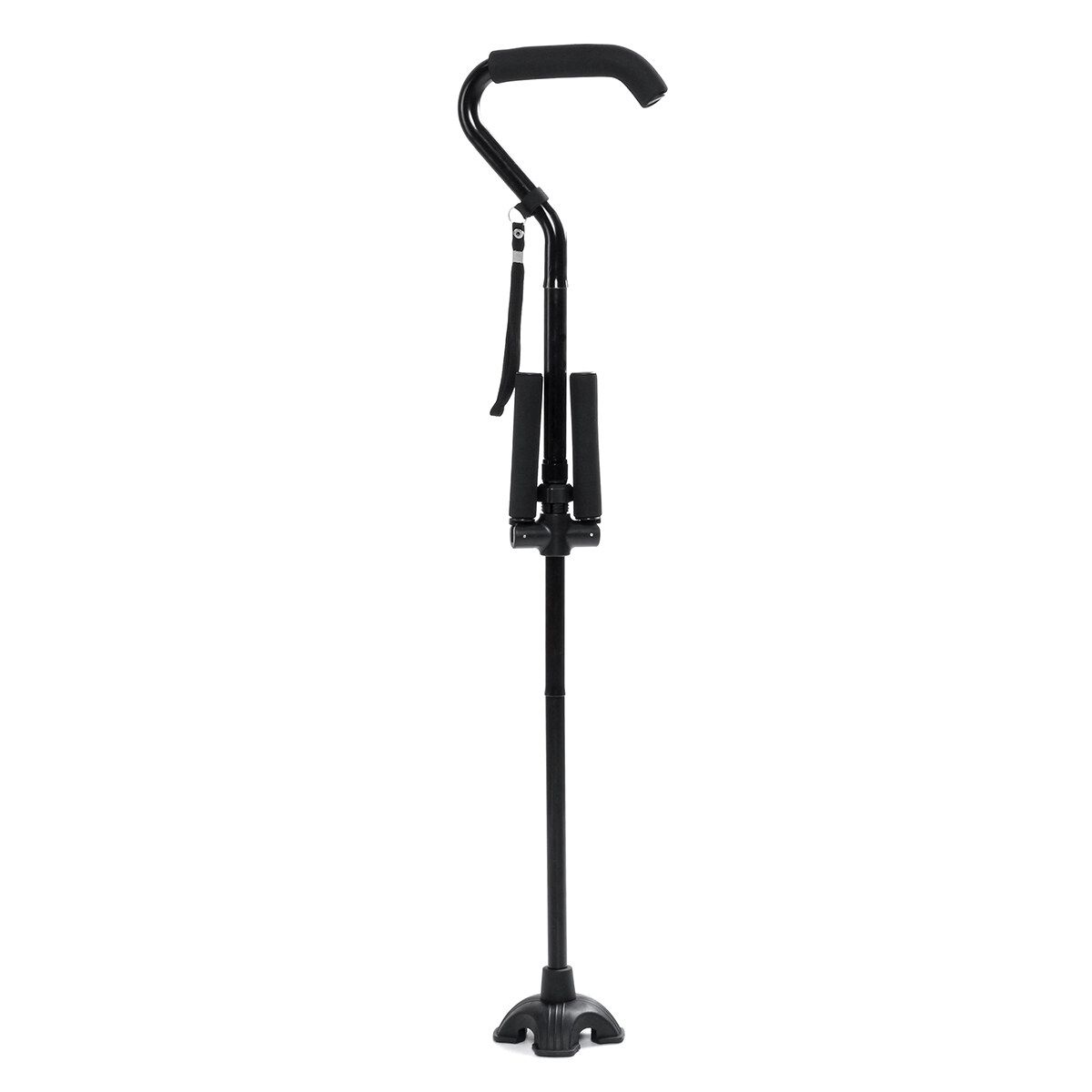 Adjustable Height Walking Stick Elderly Get Up Standing Assistant Handle Cane !