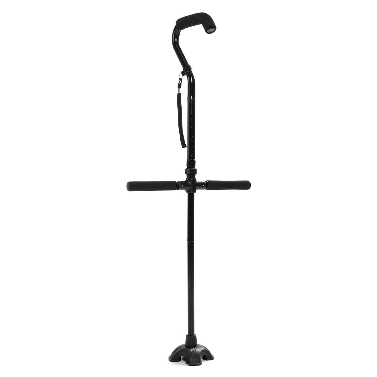 Adjustable Height Walking Stick Elderly Get Up Standing Assistant Handle Cane !
