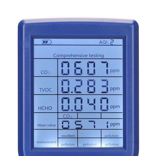 Digital CO2 Sensor PPM Meters Mini Carbon Dioxide Detector Gas Analyzer Air Quality Monitor USB Detector TVOC HCHO PM2.5 Meter