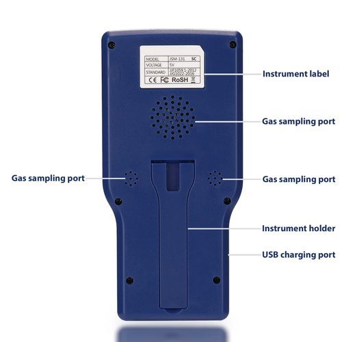 Digital CO2 Sensor PPM Meters Mini Carbon Dioxide Detector Gas Analyzer Air Quality Monitor USB Detector TVOC HCHO PM2.5 Meter