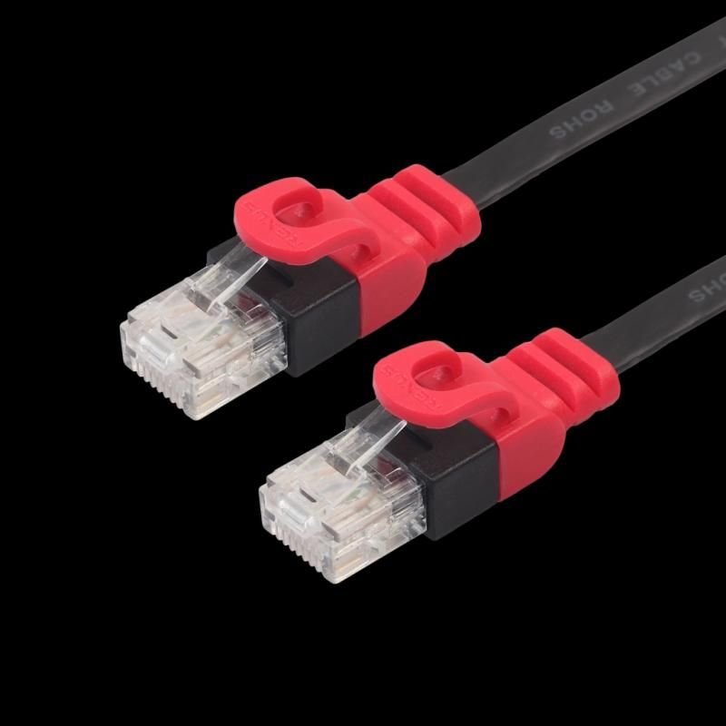 REXLIS Cat6 Gigabit Unshielded Flat Network Cord 50cm 1m to