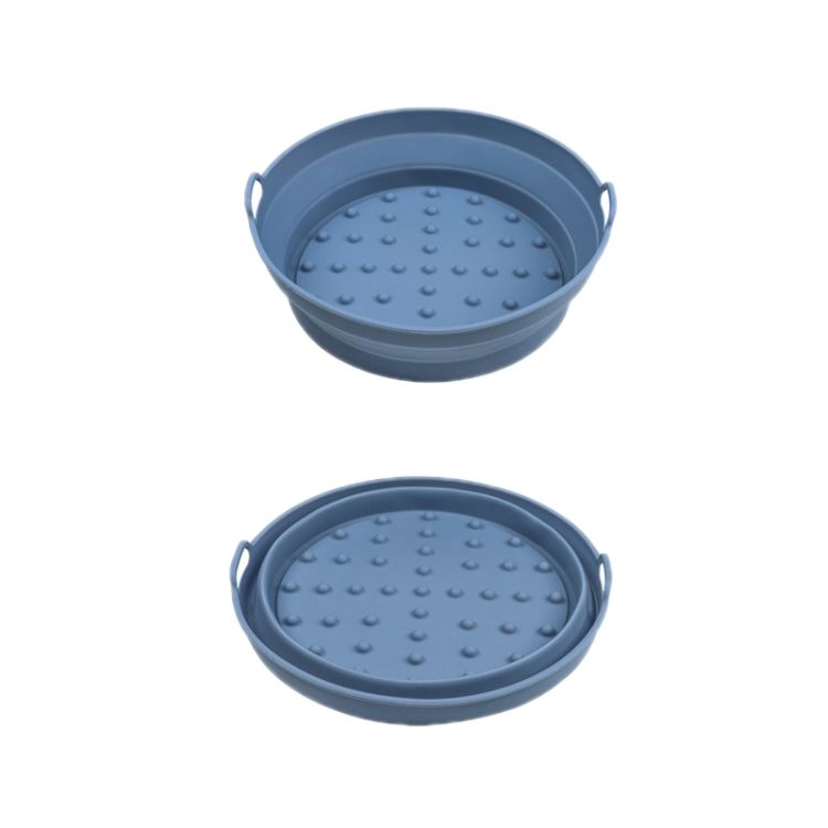 Baking Mat 2pcs Air Fryer Mat Baking Tray, Specification: Small Round D