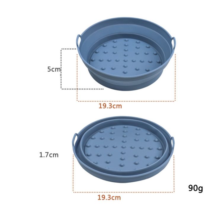 Baking Mat 2pcs Air Fryer Mat Baking Tray, Specification: Small Round D