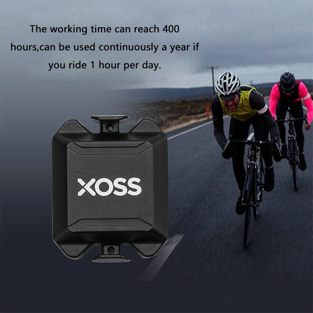 XOSS Bike Cadence Sensor Speedometer Strava BT Cycle Computer Wireless GPS Cadence Sensor Dual ANT + Wireless Compatible with G Bike Computers