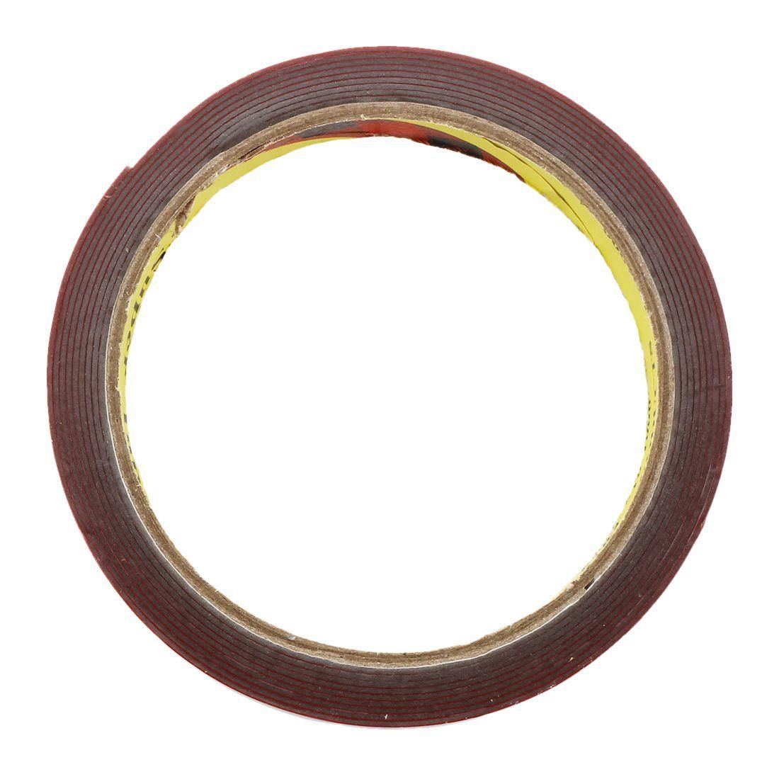 Strong Permanent Double Sided Super Sticky Foam Tape Roll For Vehicle Car Red 15MM*