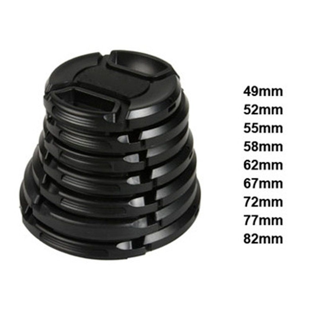 Camera Lens Cover Universal Digital Front Protect Cap Black