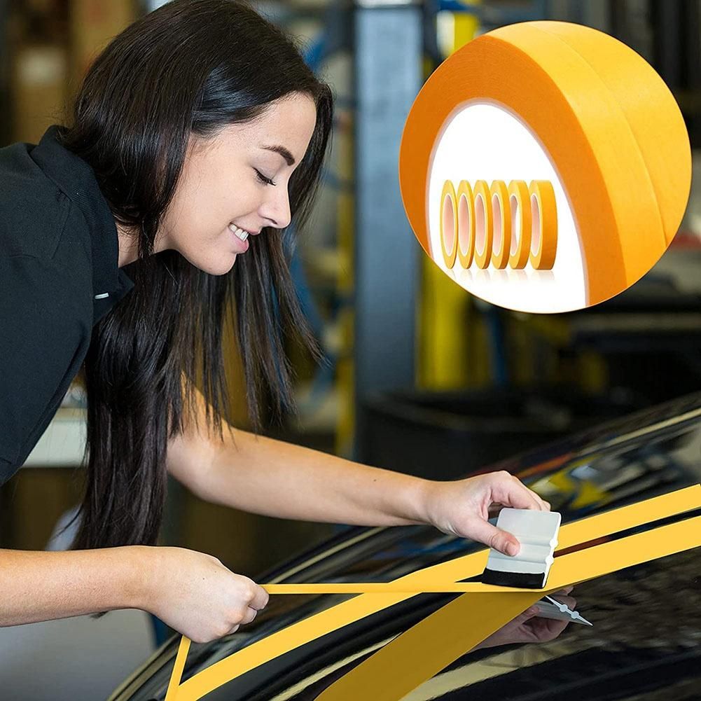 6 Tape 11671018141234 Inch x 55Yard Fineline Masking Tape Painters Automotive Masking Tape